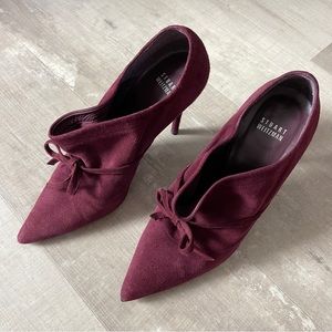 Stuart Weitzman Aokhi Pointy Suede Bootie Heel Women’s Size 8.5